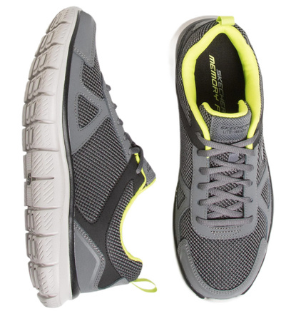 Skechers Buty Męskie Sportowe Track Bucolo Szare lekkie  43 EU