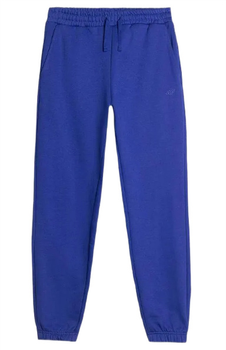 4F Spodnie dresowe uniwersalne joggery uniseks granatowe kobaltowe M