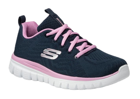 SKECHERS Buty Sportowe Damskie GRACEFUL GET CONNECTED Granatowe 38 EU