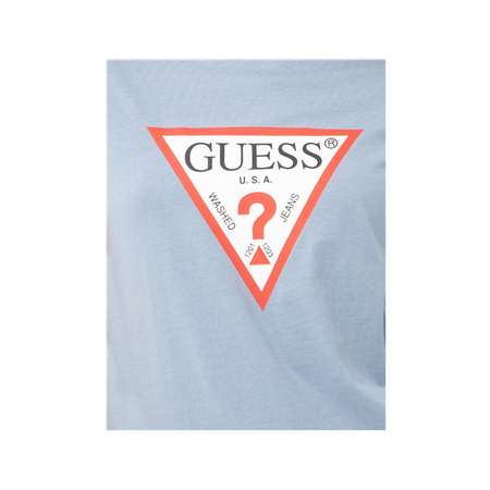 GUESS T-shirt Damski z trójkątnym logo W1YI1BI3Z11-G70D