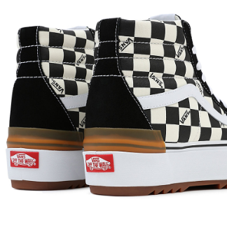 VANS Buty-Trampki CHECKERBOARD SK8-HI STACKED VN0A4BTWVLV 