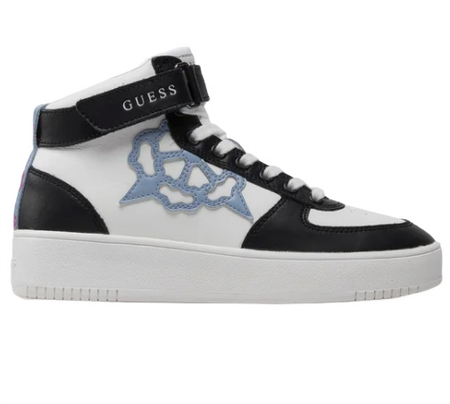 Guess Trampki Damskie Wysokie Vyves FL7VYVLEA12-MULTI 