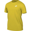  Nike T-shirt męski żółty bawełniany Nsw Club 