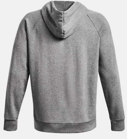 Bluza męska z kapturen Under Armour Rival Fleece Logo HD-BLK szara XL