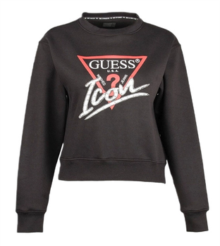 Bluza damska GUESS CN ICON SWEATSHIRT czarna XS