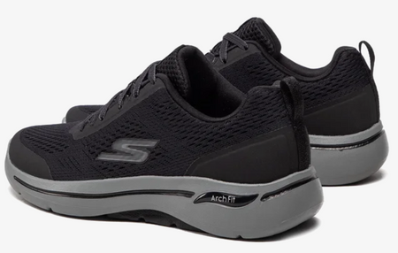 Skechers Buty Męskie Sneakersy Go Walk Arch Fit Czarne 44,5 EU