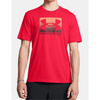 Koszulka męska t-shirt Under Armour Boxed Sports Updates SS czerwona S