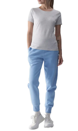Koszulka damska bawełniana 4F TSHIRT F1845 szara luźny krój na codzień XS