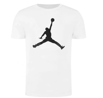 Koszulka męska T-Shirt Nike Jordan Jumpman biała bawełniana M