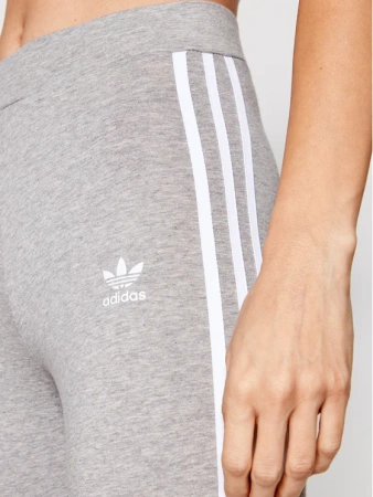Legginsy damskie adidas Classics 3-Stripes GN4506 Szary Tight Fit 40
