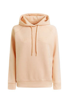 Bluza damska z kapturem GUESS EUPHEMIA HOODED SWEA beżowa S