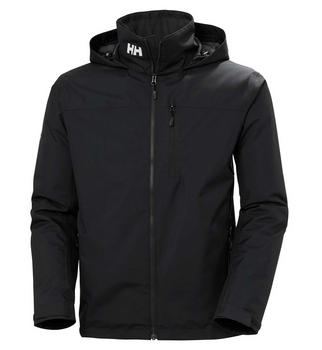 Kurtka z kapturem Helly Hansen Crew Midlayer 2 34442-990 czarna - S