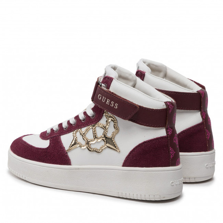 GUESS Trampki Damskie VYVES FL7VYVLEA12-BURGU