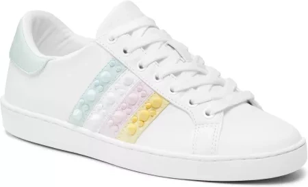 GUESS Trampki Damskie JACOBB FL6JCBLEA12-WHLBL