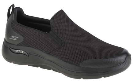 Skechers Buty Męskie Sportowe Go Walk Arch czarne wsuwane 44,5 EU