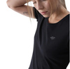 Koszulka damska bawełniana 4F TSHIRT F1845 czarna luźny krój na codzień XS