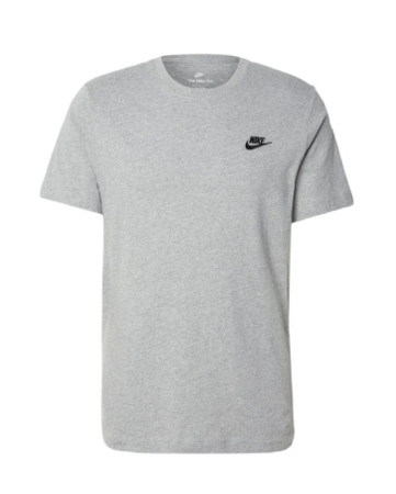 Nike T-shirt męski szary bawełniany Nsw Club Tee S