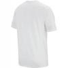 NIKE Koszulka Sportswear T-shirt Męski Biały Bawełniany  S