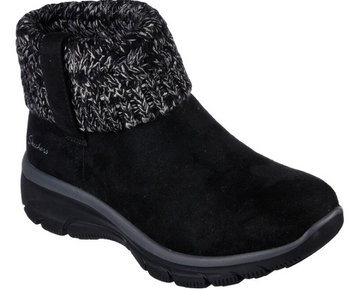 Skechers Botki Damskie Eesy Going Cozy Weather wsuwane czarne 35,5 EU