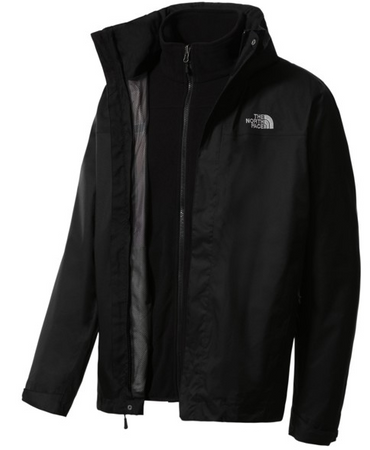 The North Face Kurtka z kapturem M EVOLVE II TRI JKT TNF BLACK