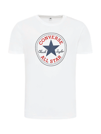 Converse Koszulka Unisex logo Chuck Taylor biała XXL