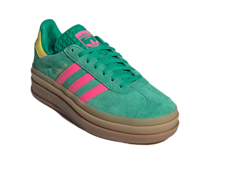 Buty sportowe damskie ADIDAS GAZELLE BOLD JH9668 zielone zamszowe 38 EU