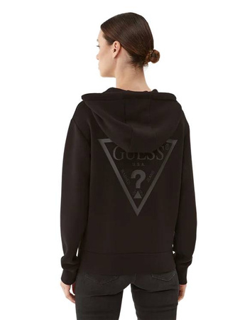 Bluza Damska Guess ALLIE SCUBA HOODIE V3RQ11K7UW2-JBLK Czarna XS