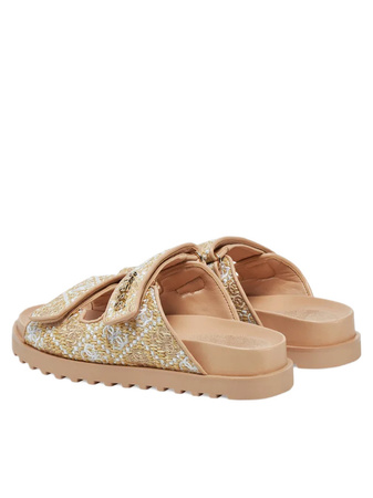 Guess Klapki Damskie FLJFZZFAB19-CREAM Eleganckie Beżowe 37 EU