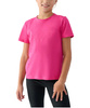 Koszulka dziecięca bawełniana 4F TSHIRT F1803 różowa slim duże logo 122
