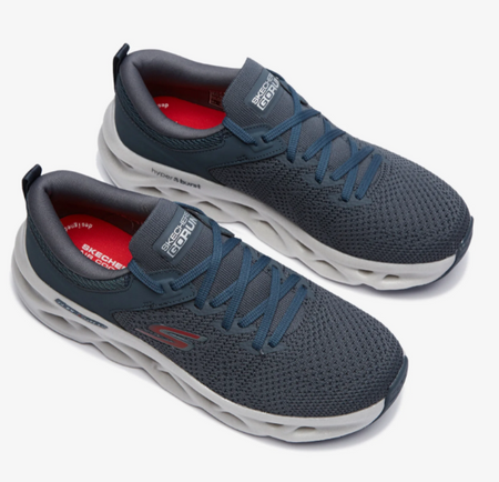 Skechers Buty Męskie Go Run Swirl Tech Szare 45 EU