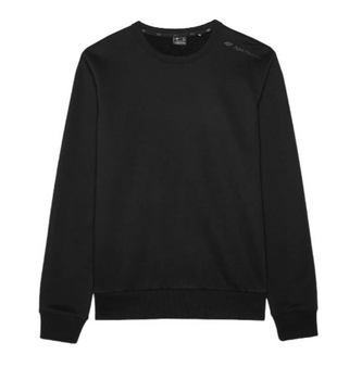 Bluza dresowa nierozpinana bez kaptura męska 4F M1258 czarna rozm. S