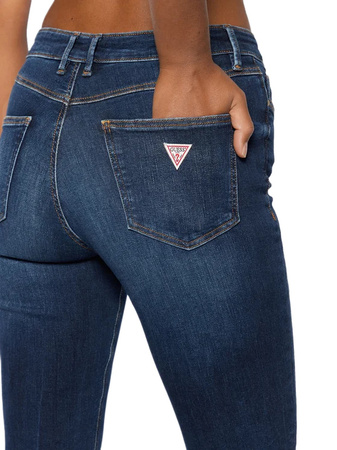 Guess Spodnie Jeansowe Damskie 1981 Skinny W2YA46D4Q03-CDA1 Granatowe 32