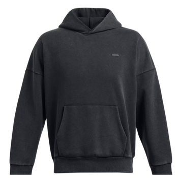 Bluza dresowa męska Under Armour UA Icon HWT Flc Wash OS Hood czarna XS