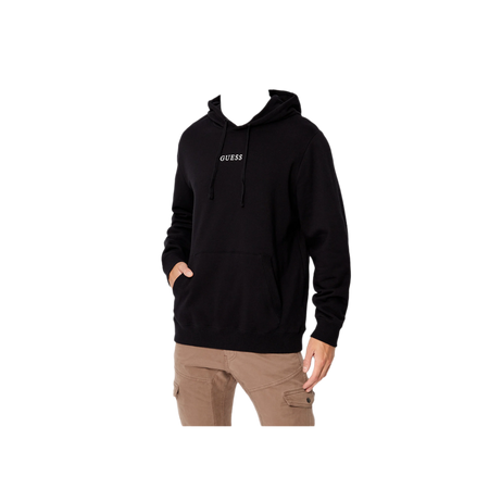 Guess Eco Roy Embroidered Logo Hoodie M2BQ50K9YH1-JBLK