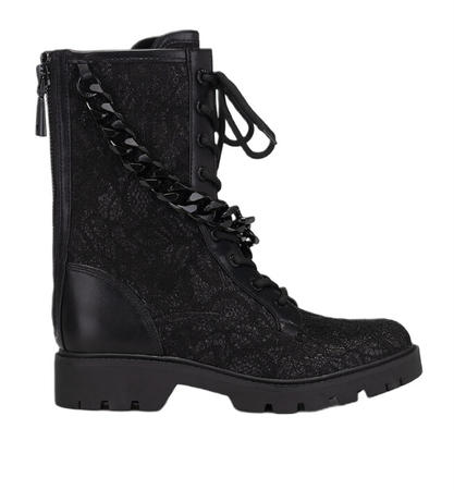 Guess Damskie Trapery z łańcuszkiem Riplee FL7RIPFAL10-BLACK 