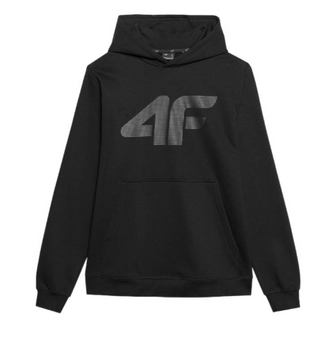 Bluza dresowa z kapturem męska 4F M1464 czarna rozm. S