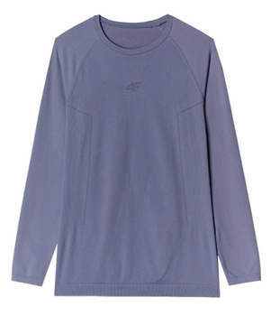 Bielizna termoaktywna bezszwowa męska (GÓRA) 4F M172 niebieska S/M