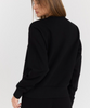 Bluza dresowa damska Guess CN Original Fleece bawełniana czarna z logo XS
