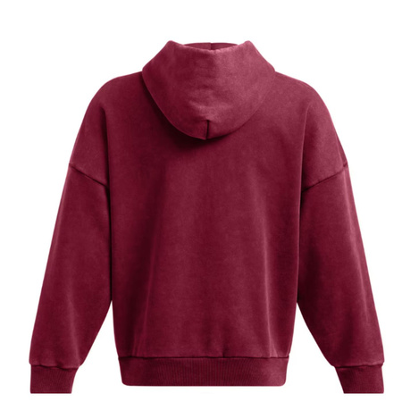 Bluza dresowa męska Under Armour UA Icon HWT Flc Wash OS Hood czerwona S