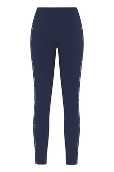 Legginsy damskie z wysokim stanem Skechers The Gowalk Dizzy Flo granat XS