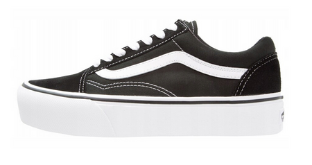 VANS UA Old Skool Platform trampki unisex czarne