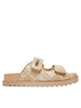 Guess Klapki Damskie FLJFZZFAB19-CREAM Eleganckie Beżowe 37 EU