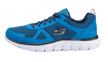 Skechers Buty Męskie Sportowe Track Bucolo niebieskie lekkie 42 EU