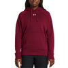 Bluza dresowa damska Under Armour Rival Fleece Hoodie burgund bawełna L