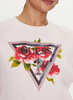 Bluza damska GUESS CN ROSES TRIANGLE SW różowa XS