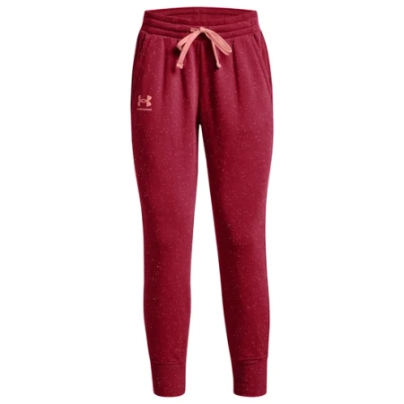 Spodnie dresowe damskie Under Armour Rival Fleece Joggers czerwone S