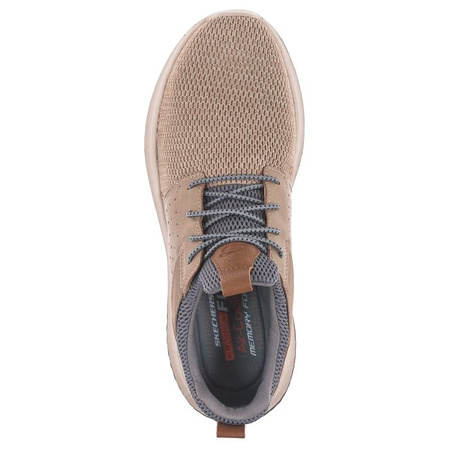 Buty sneakersy męskie Skechers Delson Camben wygodne brązowe 40 EU