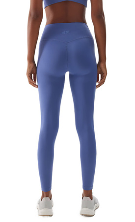 Legginsy damskie treningowe 4F F277 z wysokim stanem granatowe 4FDry XS