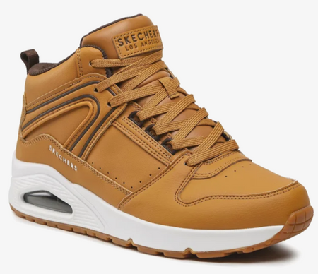 Skechers Buty Męskie Sneakersy Wysokie Uno - Keep Close Brązowe 41 EU