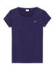 4F Koszulka damska gładka t-shirt AW23TTSHF0906-30S